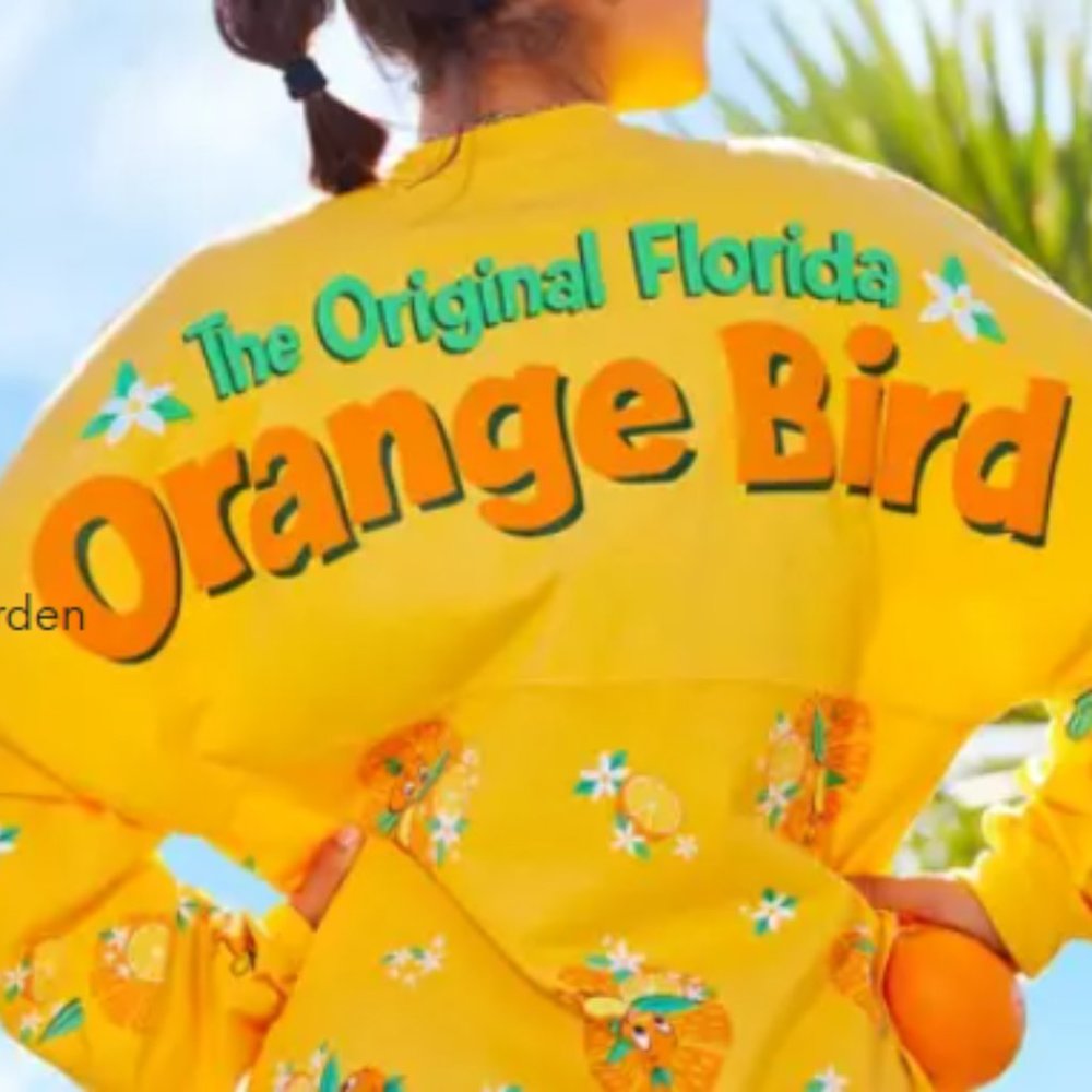 Orange Bird Spirit Jersey Epcot International Flower and Garden Festival 2022